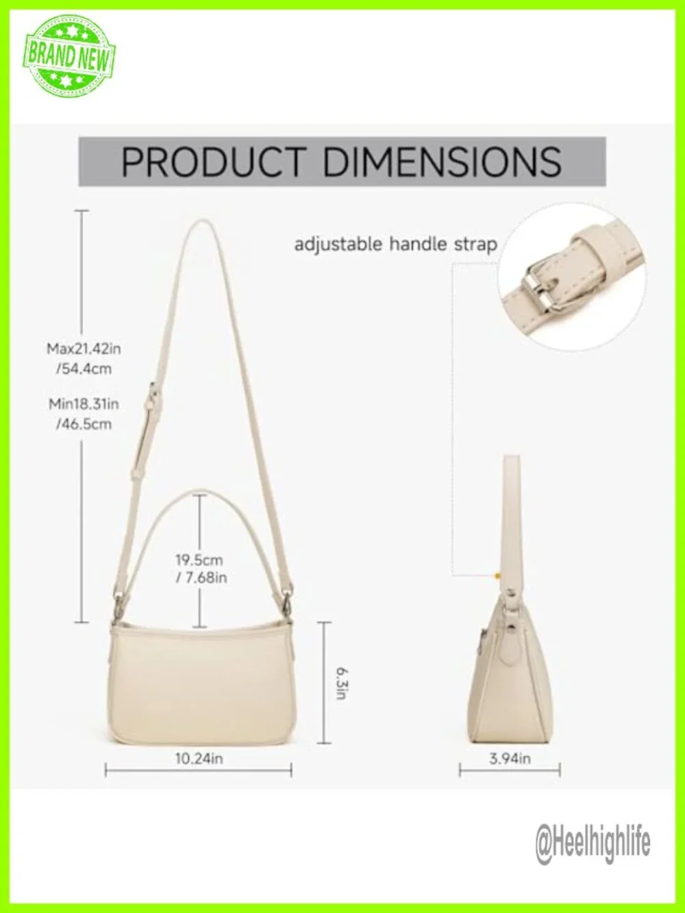 Small Vegan Leather Hobo Crossbody Purse with Multiple Pockets